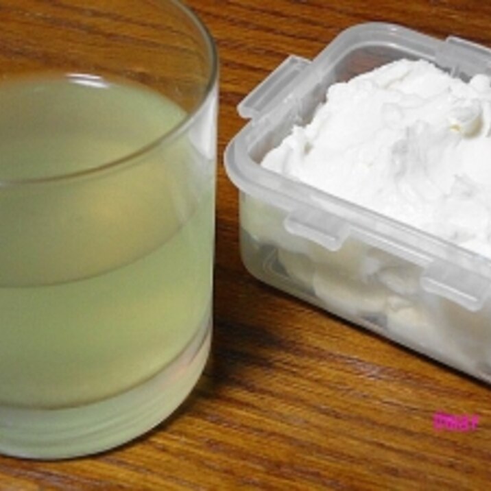 水切りヨーグルトを作ろう♪いろいろ使えるよ~♪